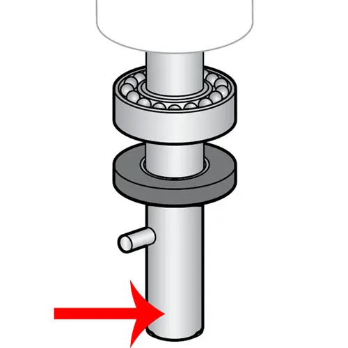 Hobart - HM2-936 - Sub-Assembly - Agitator Shaft Parts for Hobart Mixers - A200