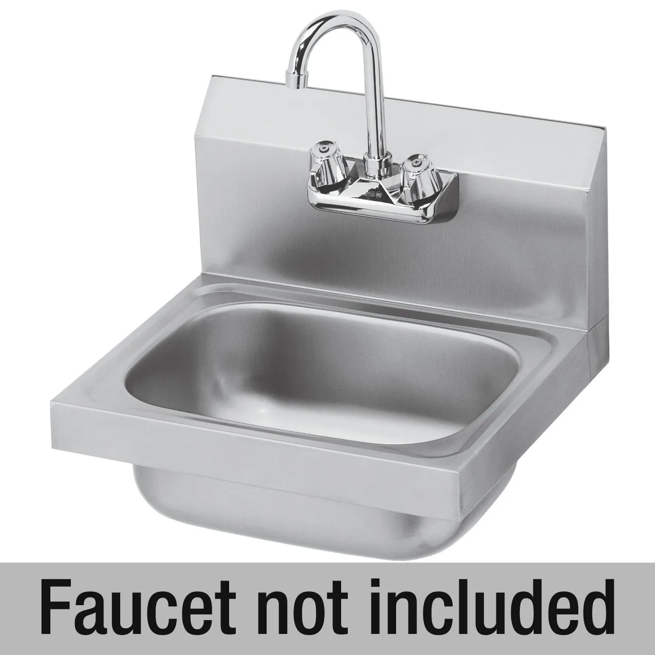 Krowne HS-2-LF - Wall Hung Hand Sink W/O Faucet - 16"