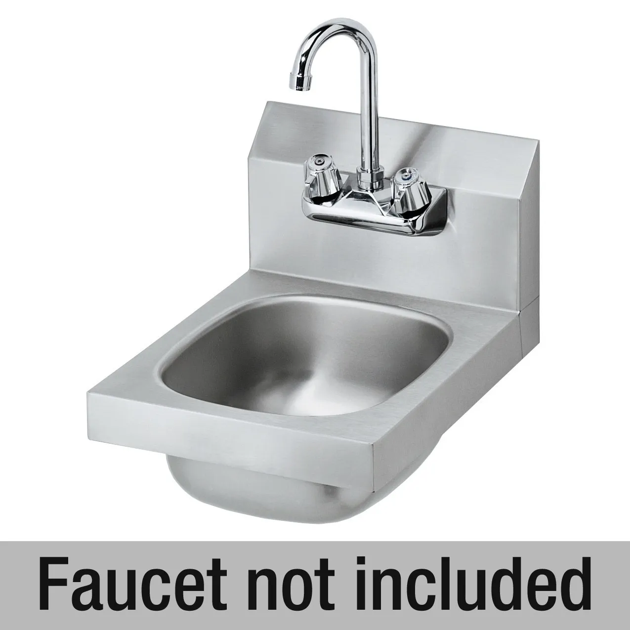 Krowne HS-9-LF - Wall Hung Hand Sink W/O Faucet - 12"