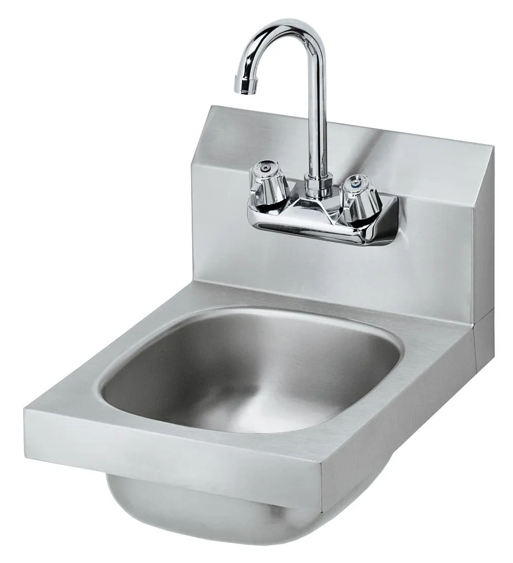 Krowne HS-9L - Wall Hung Hand Sink W/ Faucet - 12"