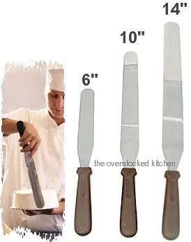 Update International ICS-10 - 10" Icing Spatula w/Plastic Handle