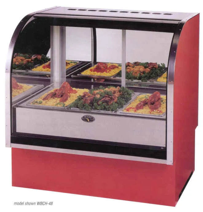 Marc WBCH-48 - 48" Hot Food Display Case - Curved Glass