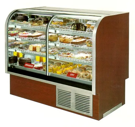 Marc SPL-48 - 48" Combination Bakery Display Case - Curved Glass