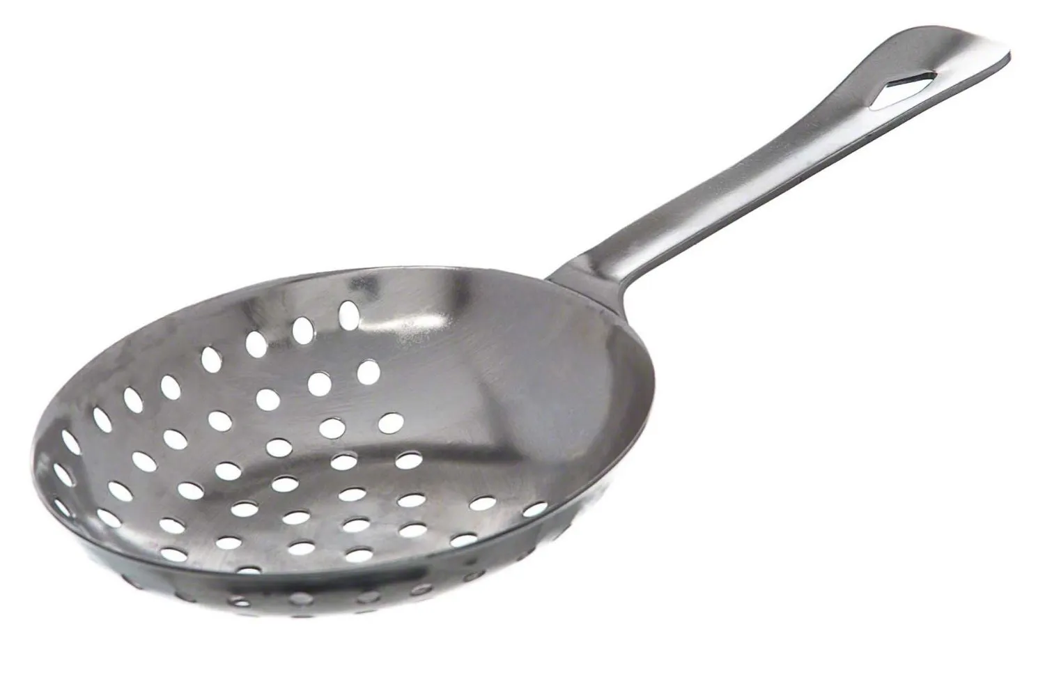 Update International JST-6 - 0.25" x 3" x 6.25" - Stainless Steel - Julep Strainer