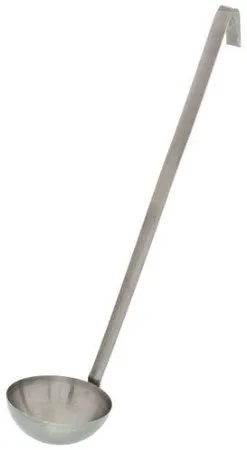 Update International L-60 - 3.63" x 3.63" x 15" - Heavy Duty - 2-Piece Stainless Steel - Ladle