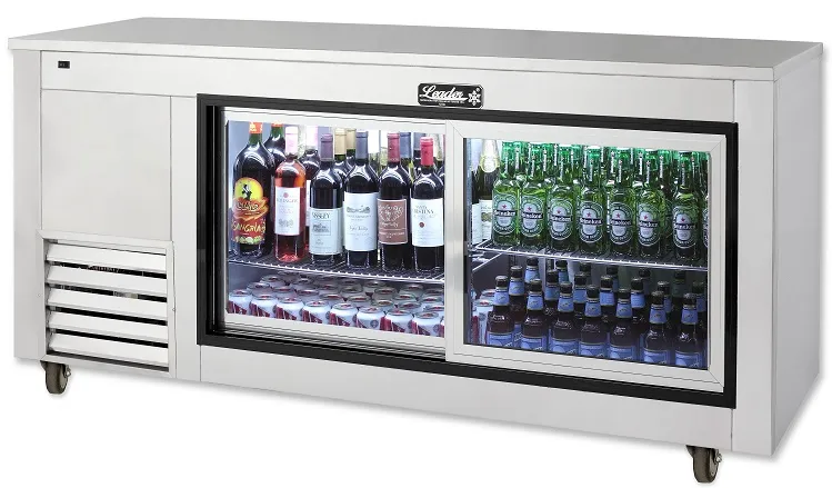 Leader LB48BC - 48" Glass Door Back Bar Cooler 