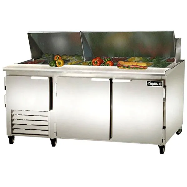 Leader LM84 - 84" Refrigerated Sandwich Prep Table 