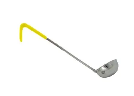 Update International LOC-10 - 1 Oz - Ladle w /Yellow PVC Handle