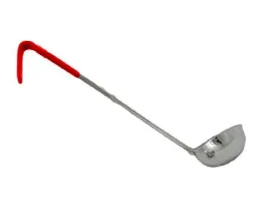 Update International LOC-20 - 2 Oz - Ladle w/Red PVC Handle