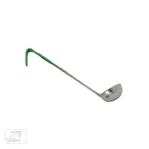 Update International LOC-40 - 4 Oz - Ladle w/Green PVC Handle