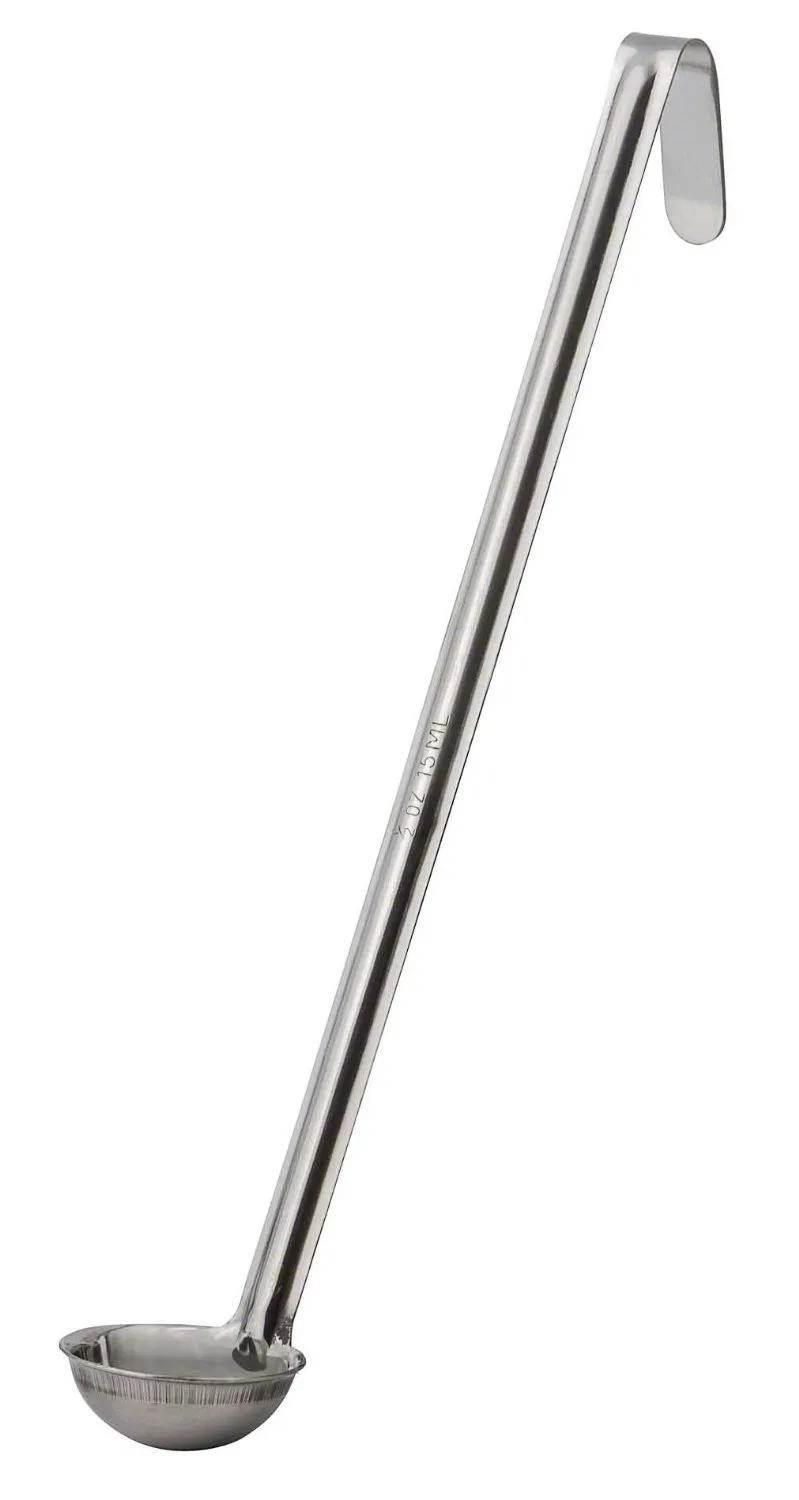 Update International LOP-05 - 0.5 Oz - 1-Piece Stainless Steel Ladle