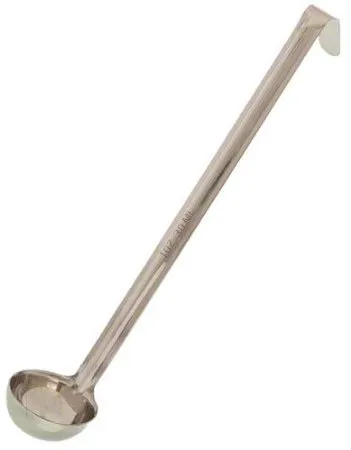 Update International LOP-10 - 1 Oz - 1-Piece Stainless Steel Ladle