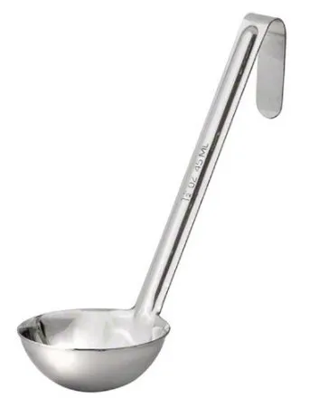 Update International LOP-15SH - 1.5 Oz - 1-Piece Stainless Steel Short Handle Ladle