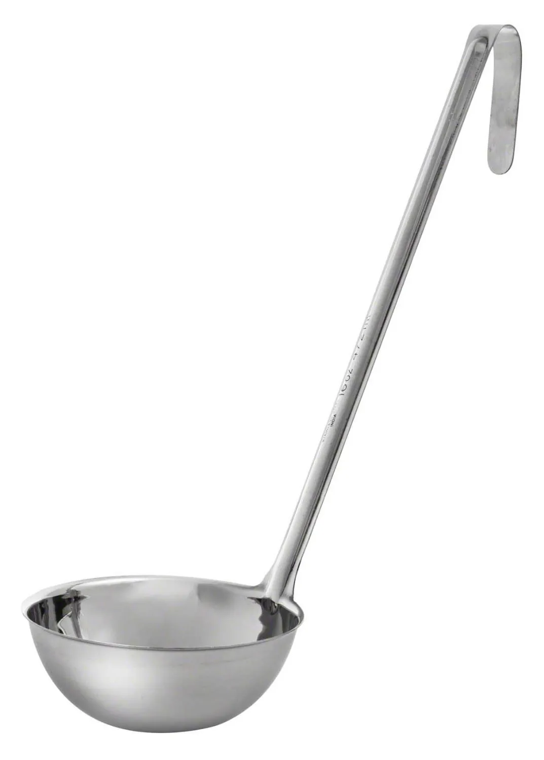 Update International LOP-160 - 5.13" x 5.13" x 14.75" - Stainless Steel - Ladle