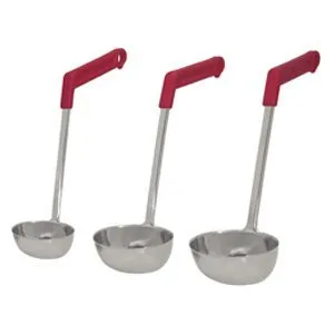 Update International LOV-40ECH - 4 Oz - Stainless Steel Oval Serving Ladle