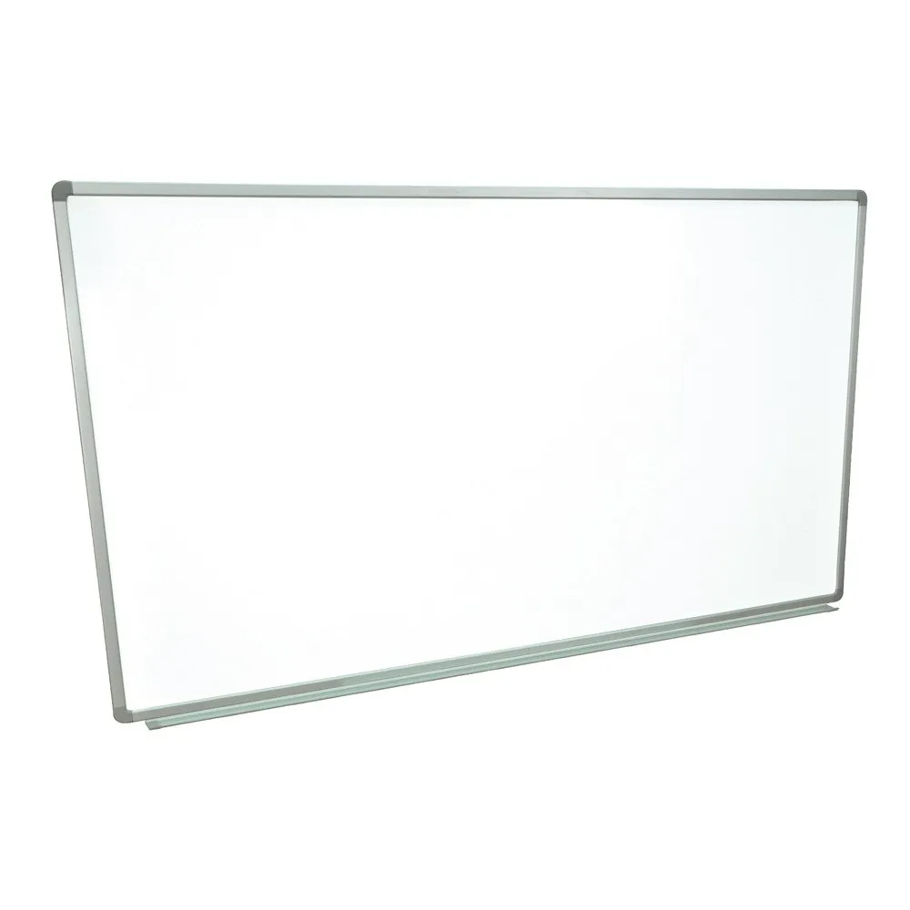 Luxor WB7240W - Wall-Mounted Magnetic Whiteboard w/ Aluminum Frame