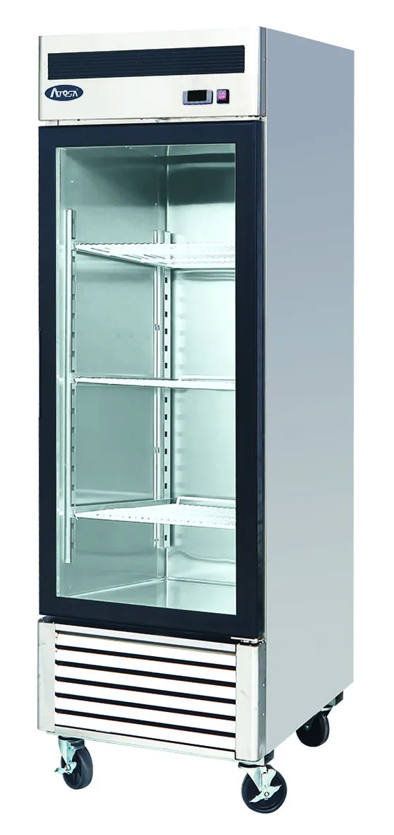 Atosa MCF8705 - 27" Glass Door Refrigerator - 1 Door