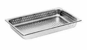 Update International NJP-1004PF - 13" x 4" x 21" - Deep Perforated Steam Table Pan  