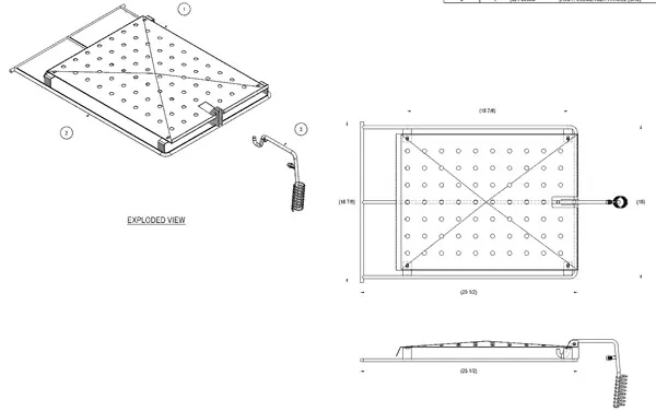 Belshaw Adamatic 624-1521 - Submerger for 624 Fryer 