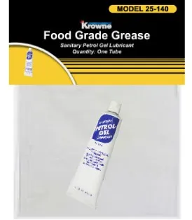 Krowne P25-140 - Petrol-Gel Food Grade Grease Packed in Plastic Bag with Header - Case of 3