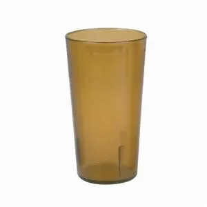 Thunder Group PLTHTB016A - Amber Polycarbonate Tumblers 16 oz - 12 per Case 