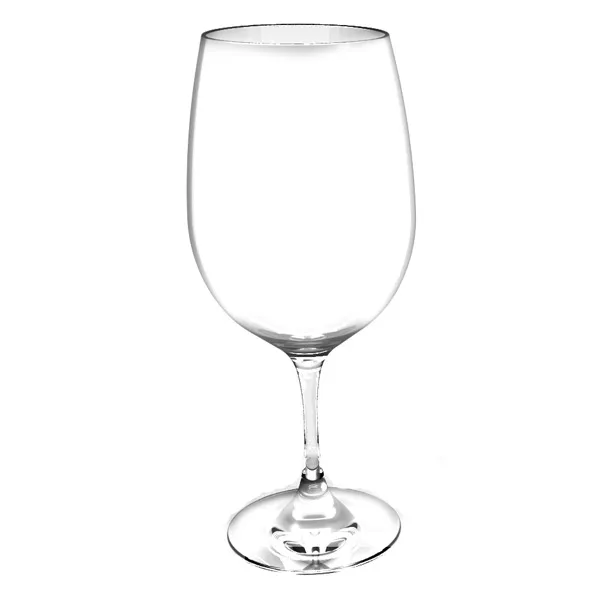 Thunder PLTHWG023RC - 23oz. Polycarbonate Red Wine Glass - Clear - Case of 12