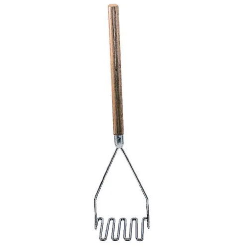 Update International PMSQ-24 - 24" Nickel-Plated Square Masher