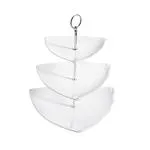 C.A.C. China PTE-T3 - Catering Collection Catering Stand Set 11-3/4" - (8 Sets Per Case)