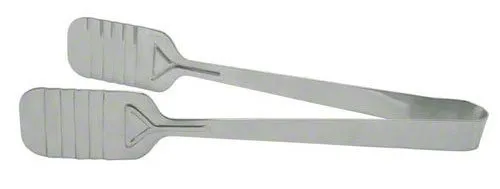 Update International PTT-09 Stainless Steel Pastry Serving Tong 9.38" x 3.5" x 1.5"