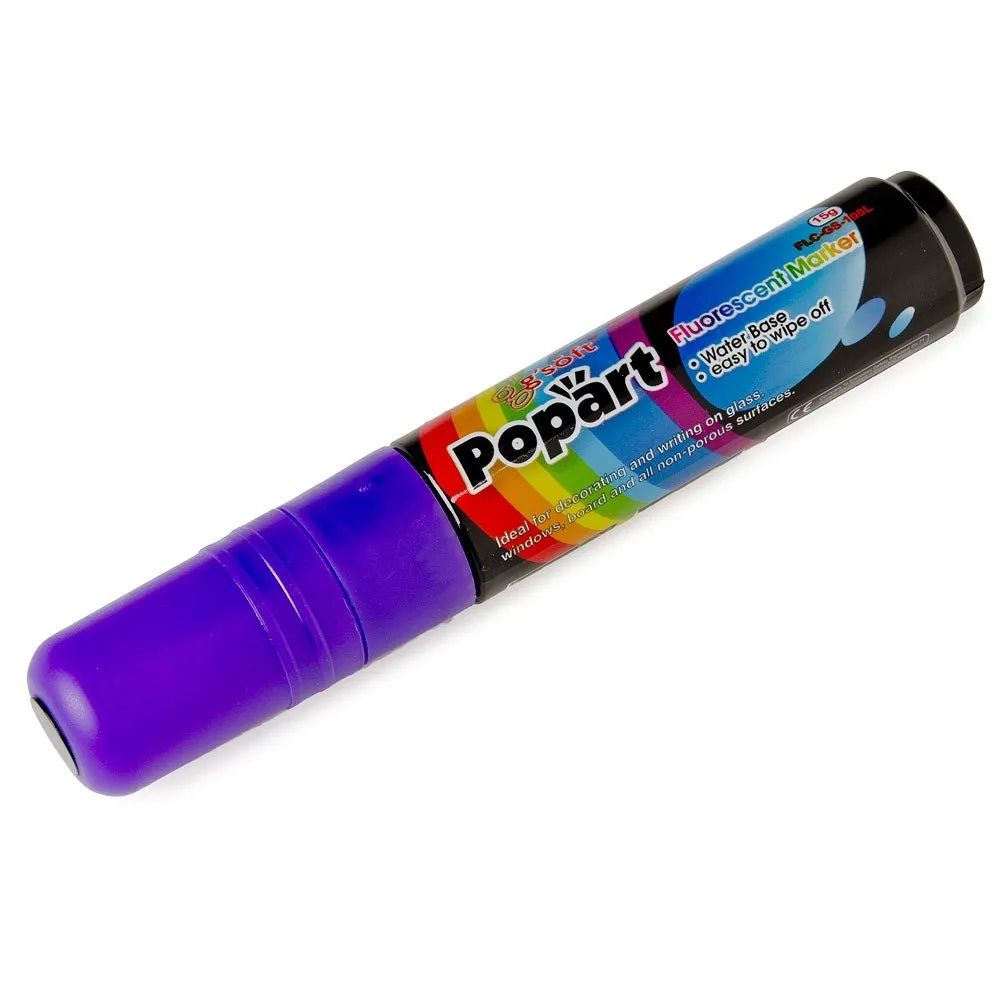 Universal 407MBPMPR - Purple All Purpose Large Tip Neon Marker