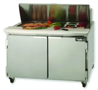 Leader ESLM48 - Two Door 48" Refrigerated Sandwich Prep Table - NSF Certified