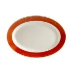 C.A.C. China R-12-R - Rainbow Platter 10-3/8" - (2 Dozen per Case)