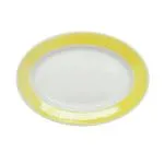 C.A.C. China R-13-Y - Rainbow Platter 11-1/2" - (1 Dozen per Case)