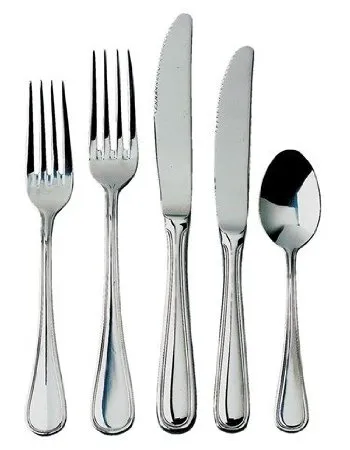 Update International RE-101 18/10 Stainless Steel Regency Series Teaspoon (Dozen) 6.1" x 0.13" x 1.38"