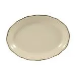 C.A.C. China SC-12B - Seville Platter 9-5/8" - (2 Dozen per Case)