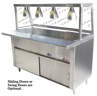 Universal GCTL-72 - 5 Well Cafeteria Steam Table - Gas