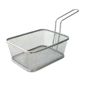 GET Enterprises - 4-818610 - Stainless Party-Sized Fry Basket