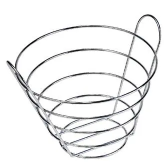 Clipper Mill - 4-22789-L - 10 1/2" Large Chrome Bucket Basket