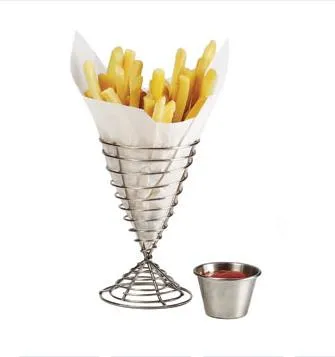 Clipper Mill - 4-88068 - Stainless Steel Bistro Fry Cone