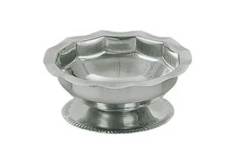 Update International SH-35 - 3.63" x 1.5" x 3.75" - Stainless Steel Sherbet Dish  