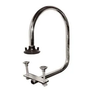 Universal 407ROY445 - Single Arm Chrome Waitress Stall / Service Rail