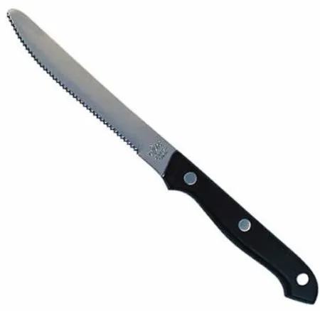 Update International SK-622P - 10" x 1.63" x 2.5" - Stainless Steel Full Tang Steak Knife with Bakelite Plastic Handle 