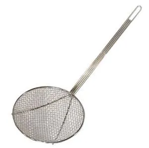 Update International SKM-5WG - 18" x 1" x 5" - Nickel Plated Medium Mesh Wire Skimmer   