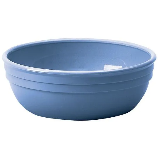 Cambro 100CW-401 - 12.5 oz. Slate Blue Camwear Nappie Bowl (4 per Case8) 