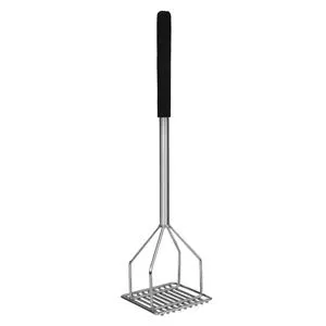 Thunder Group Chrome Plated Square Potato Masher 18" (12 per Case) [SLTMA018C]