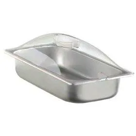 Cadco - SPL3P - Third Size Steam Pan w/ Clear Lid