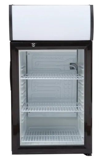 Countertop Display Refrigerator Merchandiser - 2.1 cu. ft. - White/Black