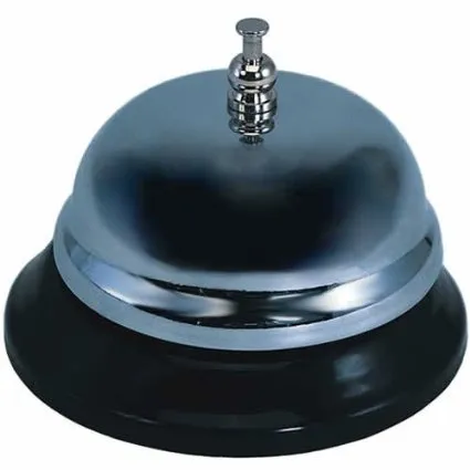 Update International TB-40 - 4" x 2.63" x 4" - Plastic Table Bells   