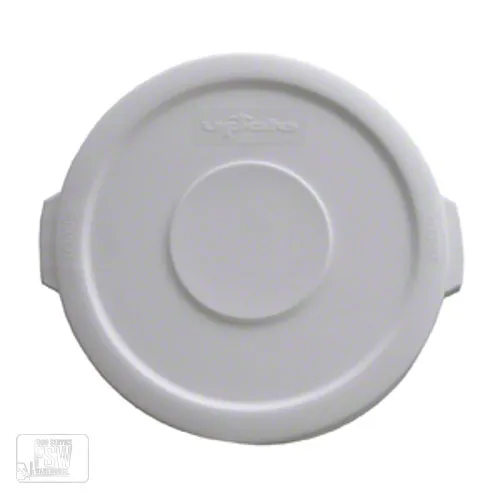 Update International TCL-10W - White Lid for 10 gal White Plastic Trash Can