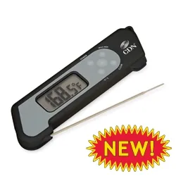 CDN TCT572-BK - Proaccurate Black Folding Thermocouple Thermometer 